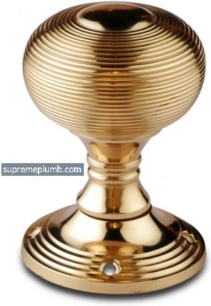 Nova Mortice Knob Polished Brass